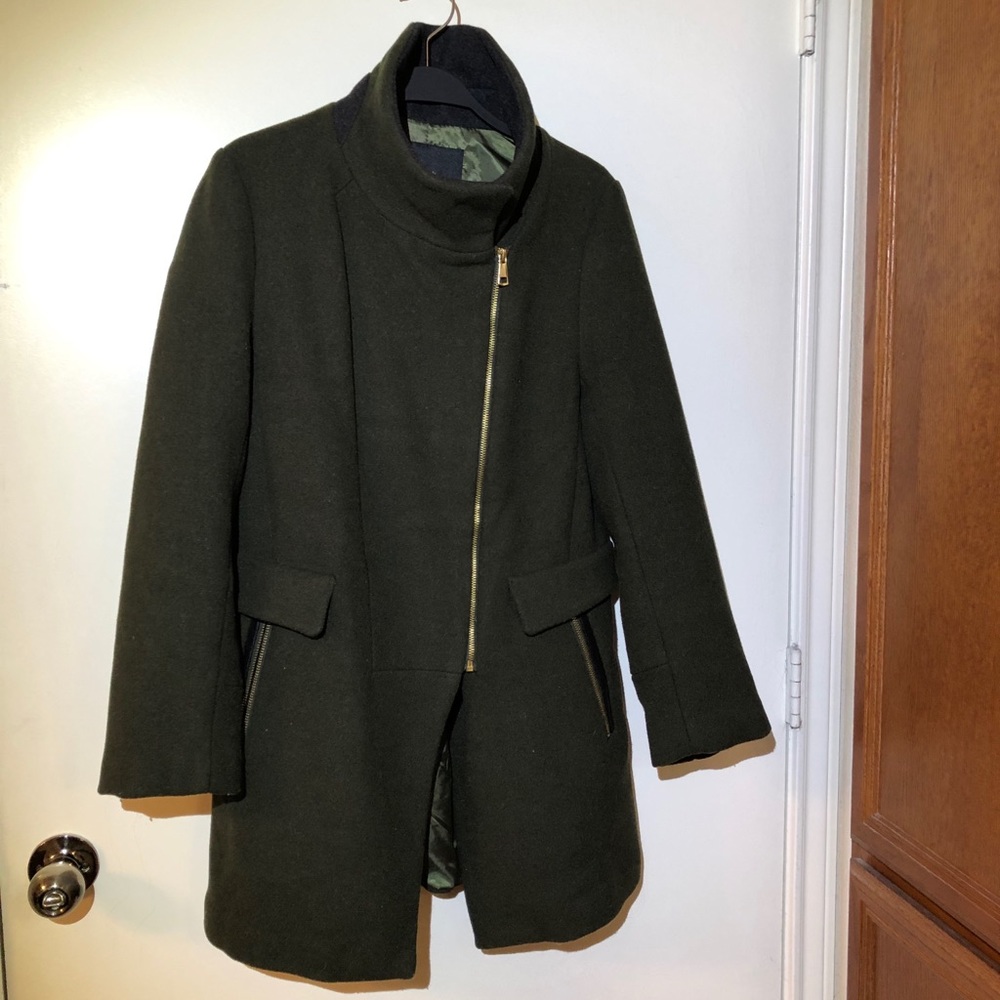 Korean Brand OMSK Wool Unique Pea Coat